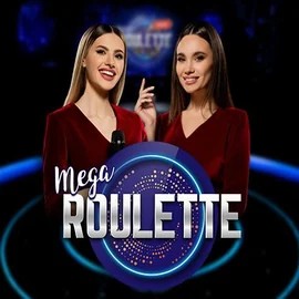 Mega Roulette online game logo by Pragmatic Play on winnitaslots.it
